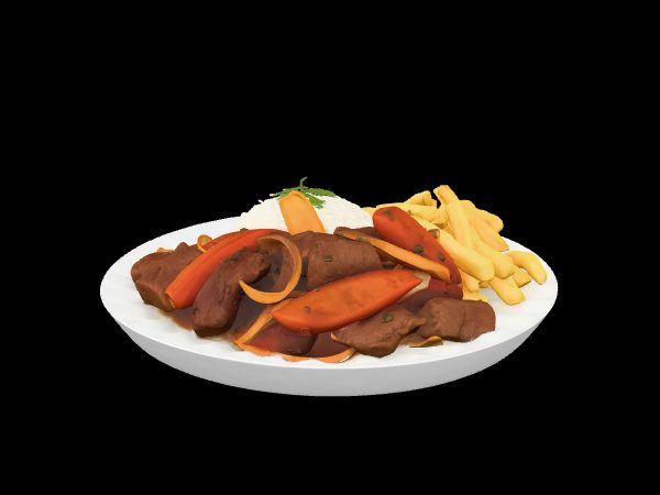Vista 3D de LOMO SALTADO