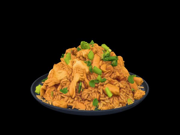 Vista 3D de CHAUFA DE POLLO