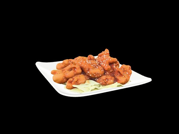 Vista 3D de POLLO TROZOS